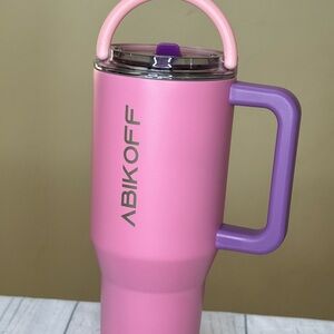 Pink and Purple Abikoff Tumbler